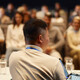 IT leaders at a tech conference