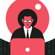 Illustration of Ransomware Security Threat