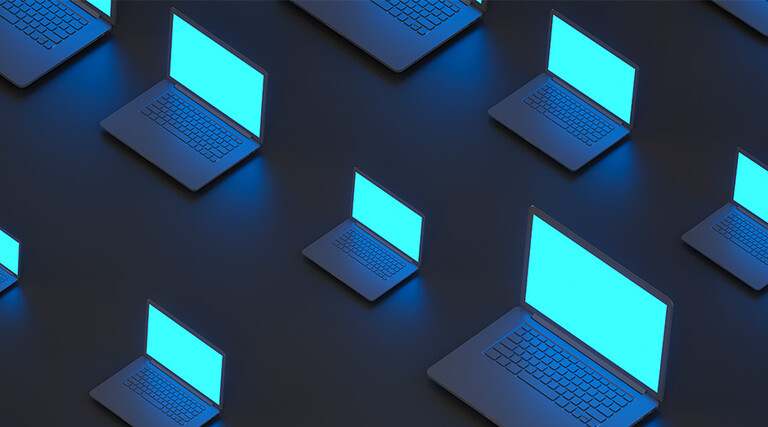 collection of laptops
